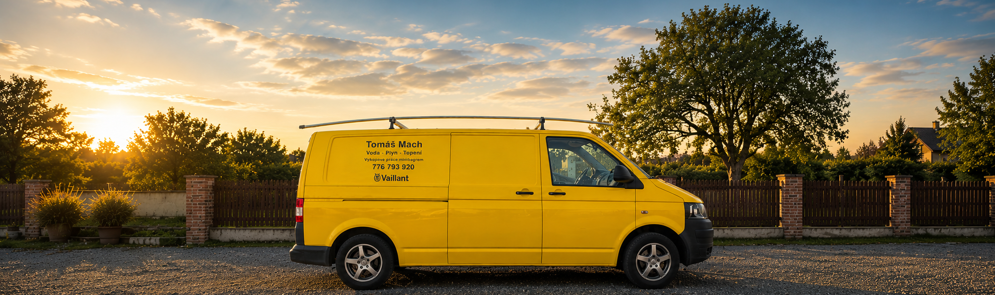 Tomáš Mach - Instalatér a Topenář vozidlo